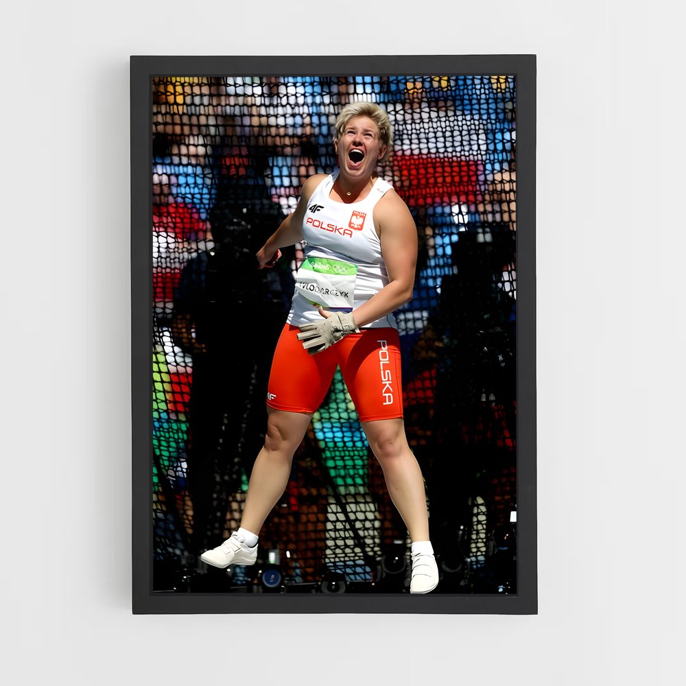 Poster La Force de l'Équilibre – affiche Athlétisme (vue 2)